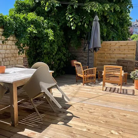 Le 102, Maison Avec Terrasse Et Parking Gare De Rouen